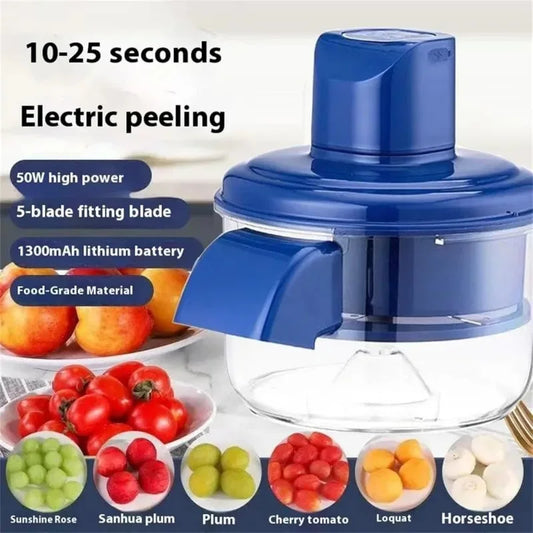 Éplucheur Électrique Automatique - Fruits et Légumes (Mains Libres)